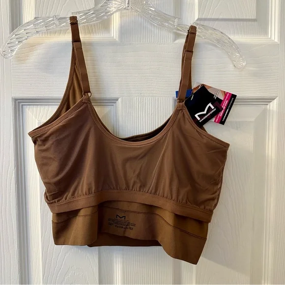 Maidenform XL Smoothing Seamless Cropped Cami - Picture 5 of 11